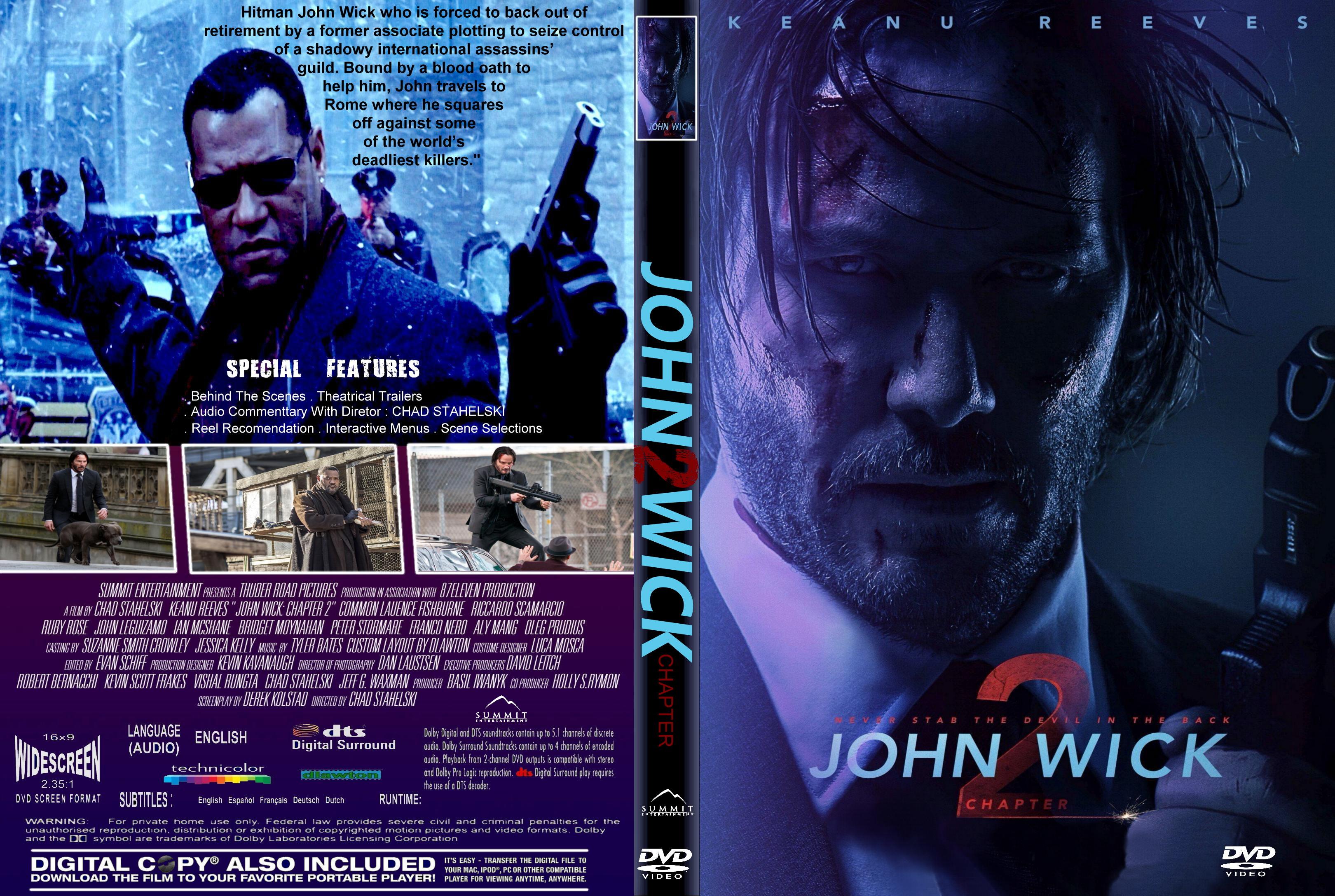 john wick 2 blu ray sleeve